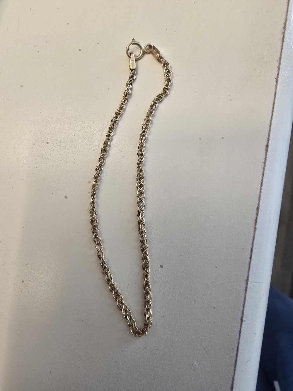 Delicate 14k Gold Rope Chain Bracelet - Women's Jewelry